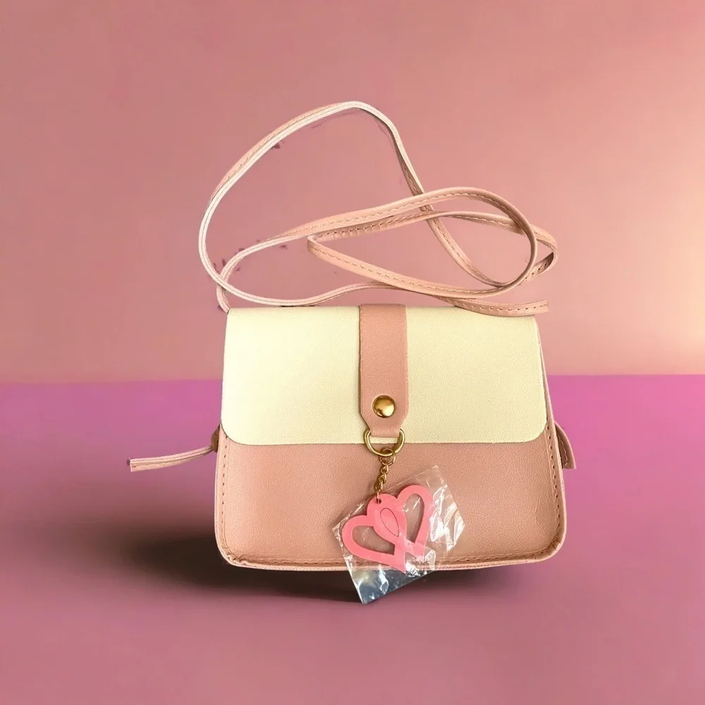 Pink Clutch/Crossbody Bag